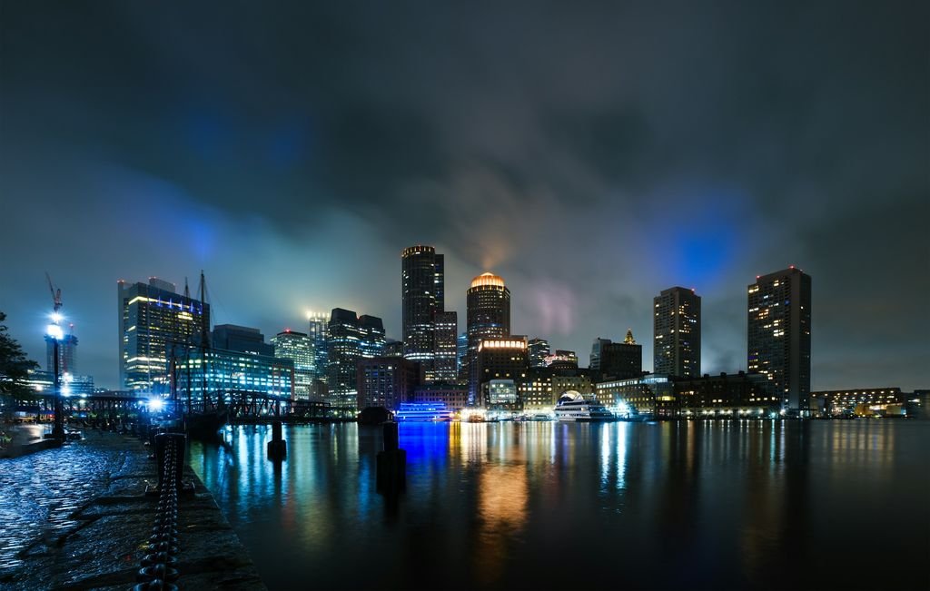 The Boston skyline