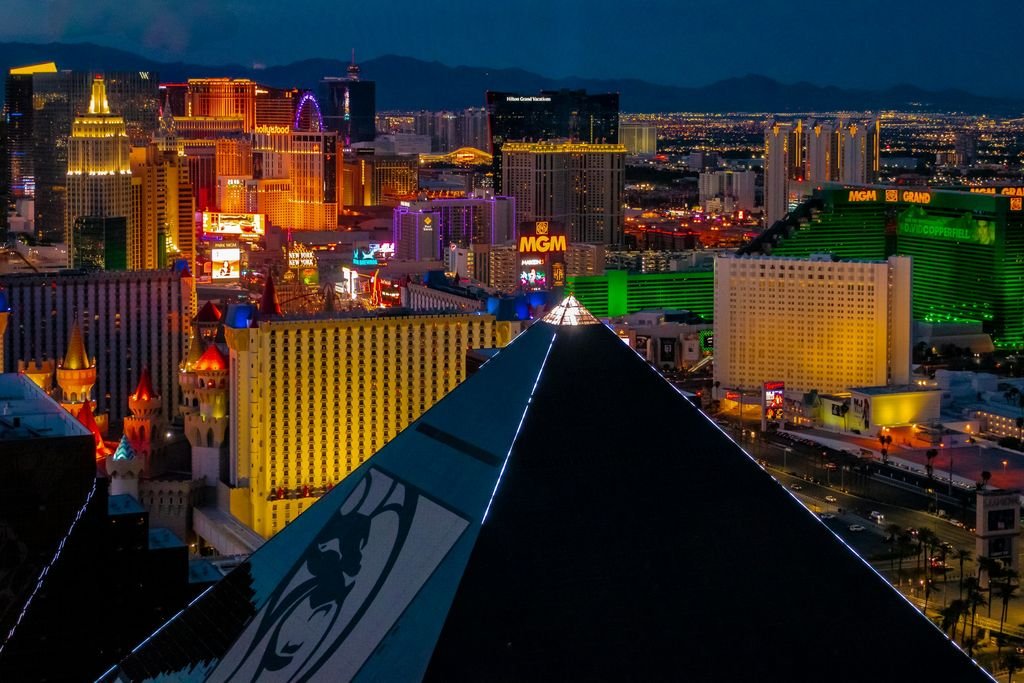 The Las Vegas skyline