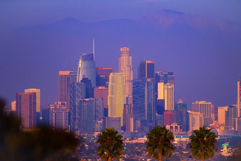 The Los Angeles skyline