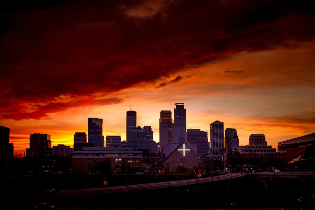 The Minneapolis skyline