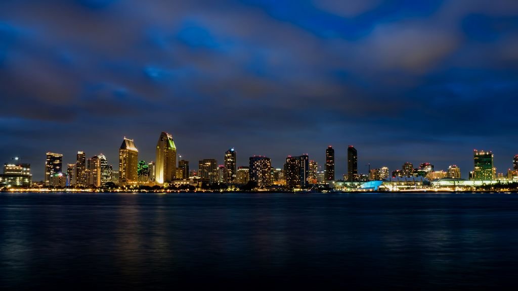The San Diego skyline