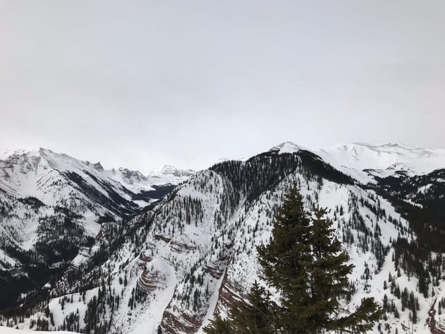 The top of Bull Run at Snowmass